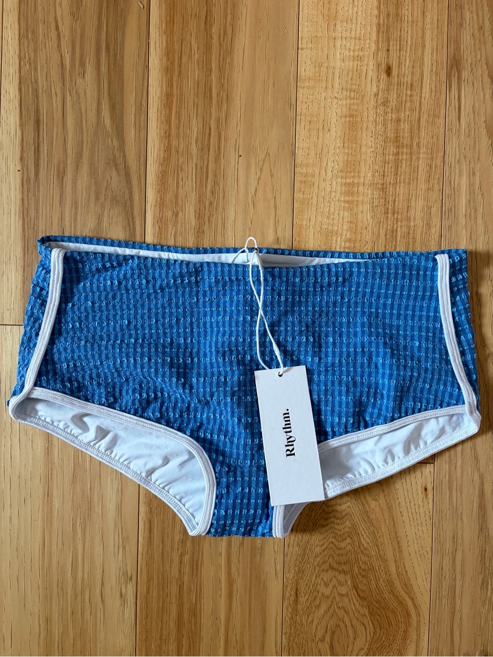 Rhythm Lola Check Boyleg Bikini Bottoms - NWT
